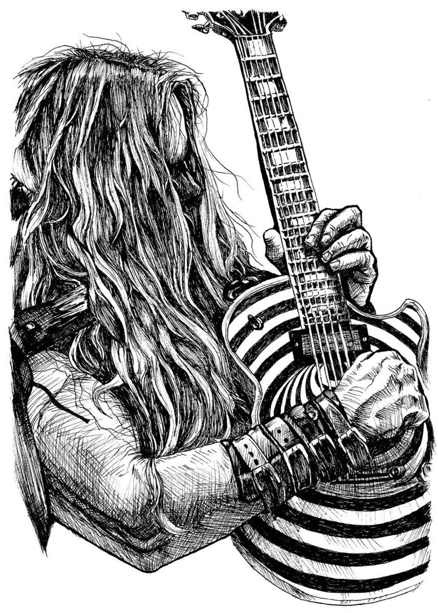 Zakk Wylde Print