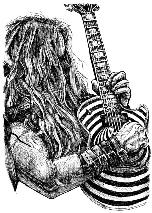 Zakk Wylde Print